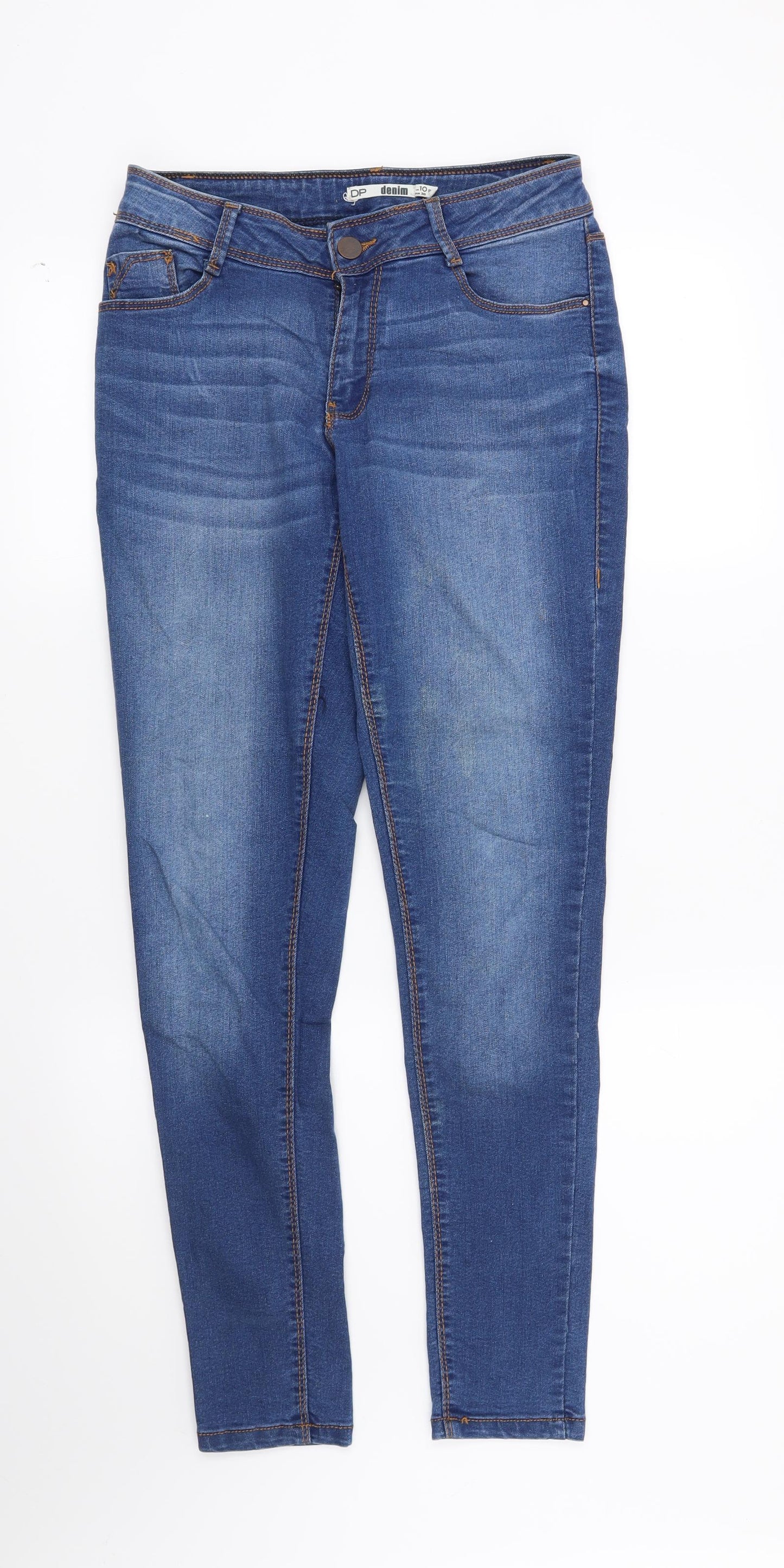 Dorothy Perkins Womens Blue   Skinny Jeans Size 10 L30 in