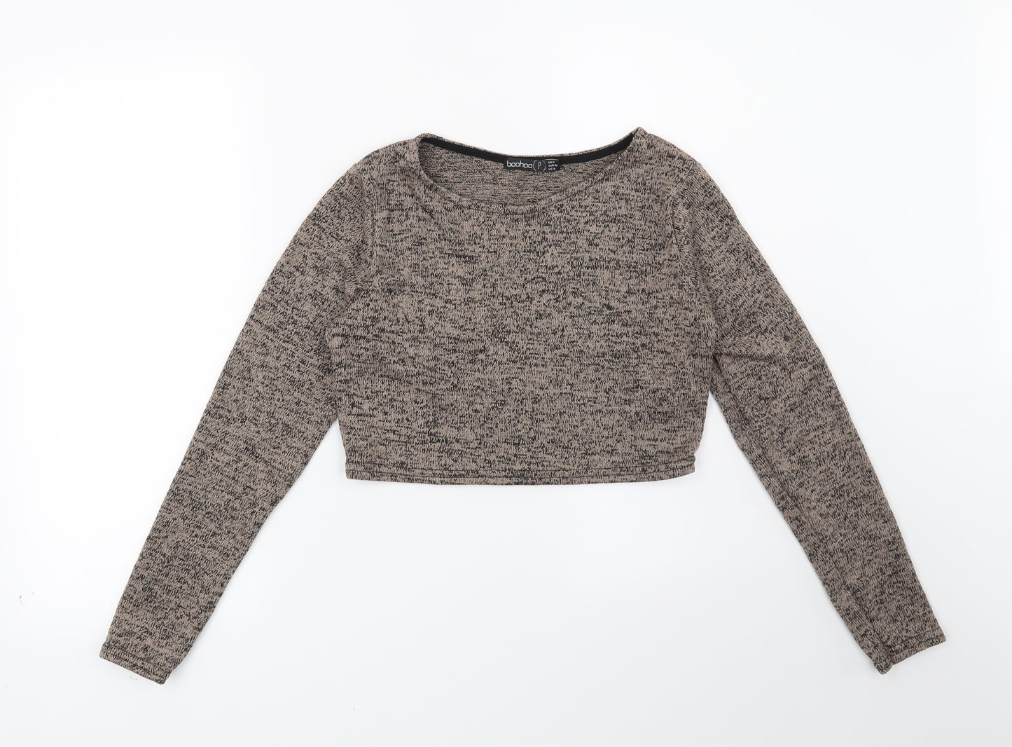 Boohoo Womens Brown   Pullover Jumper Size 8