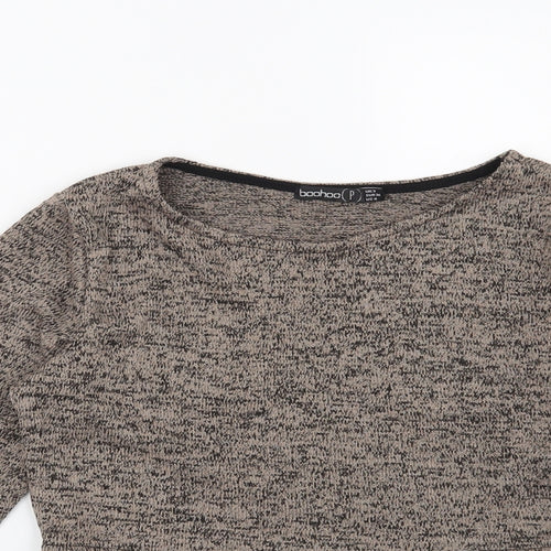 Boohoo Womens Brown   Pullover Jumper Size 8