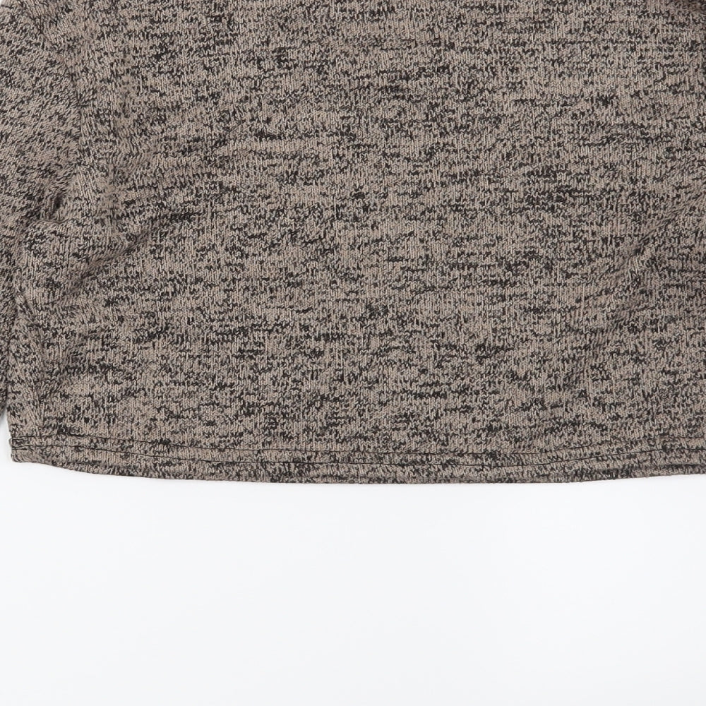 Boohoo Womens Brown   Pullover Jumper Size 8