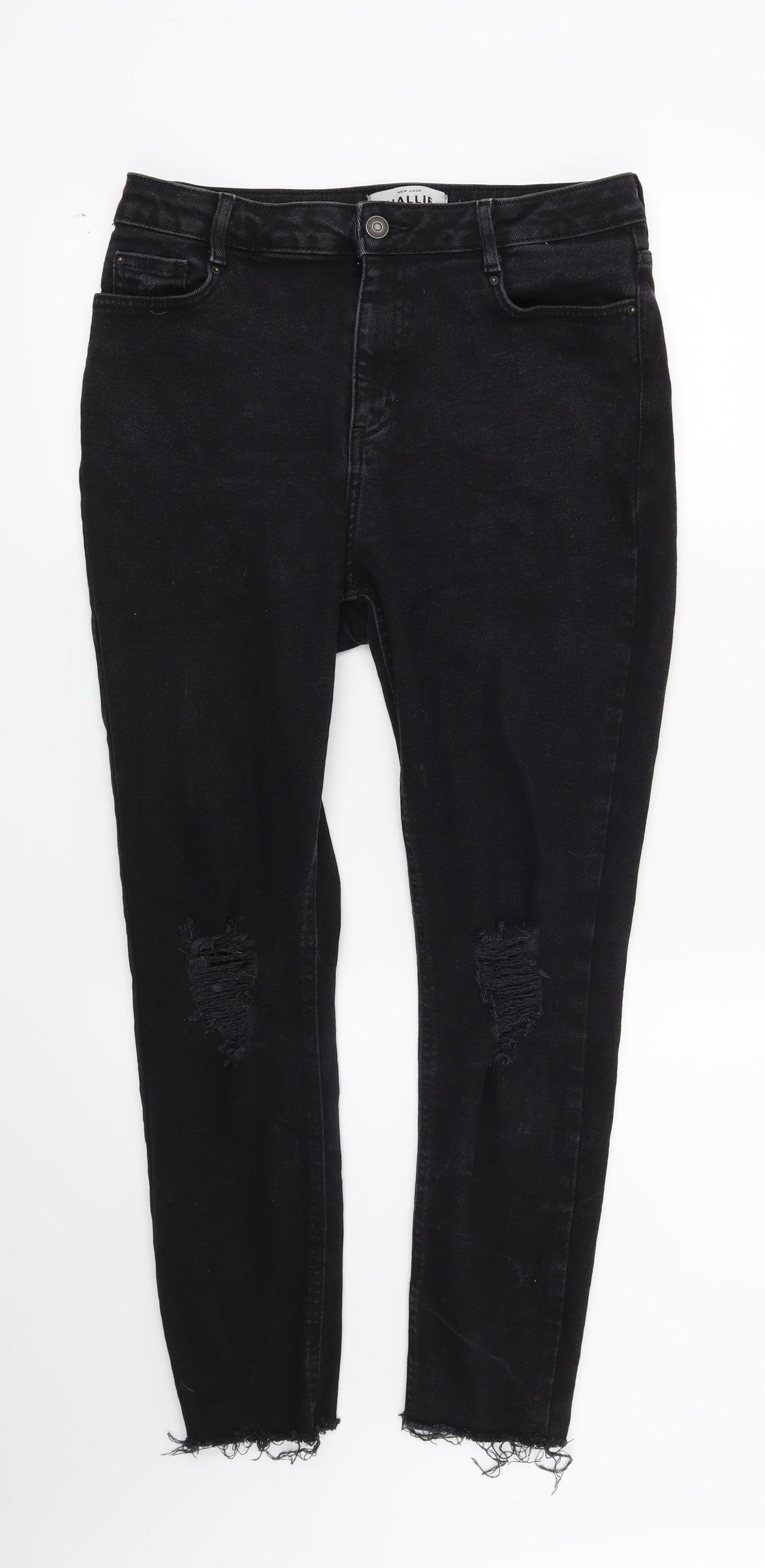 New Look Womens Black   Skinny Jeans Size 14 L26 in