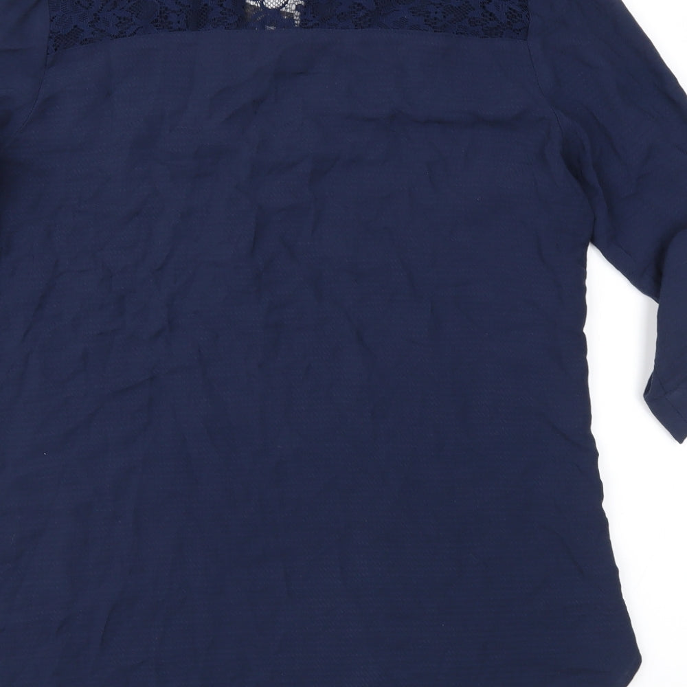 Atmosphere Womens Blue   Basic Blouse Size 12