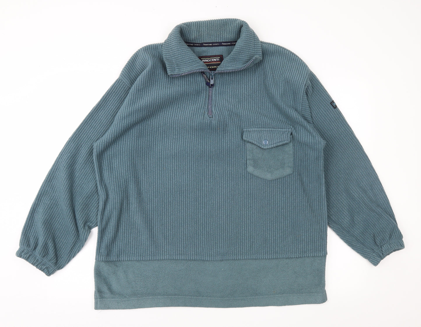 Innocenti Mens Green  Fleece Jacket  Size M