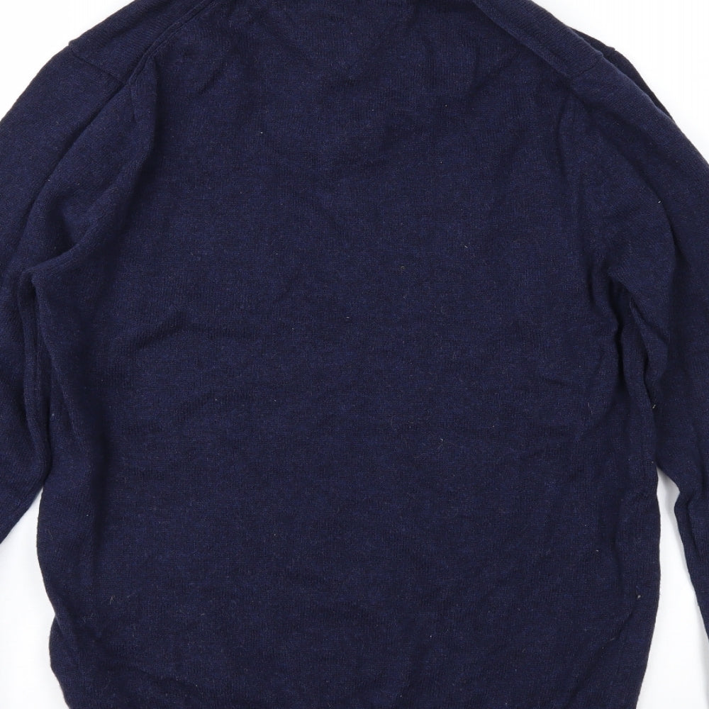 Tommy Hilfiger Mens Blue  Knit Pullover Jumper Size M