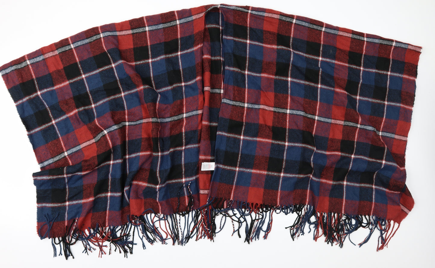 New Look Womens Multicoloured Check  Overcoat Poncho One Size