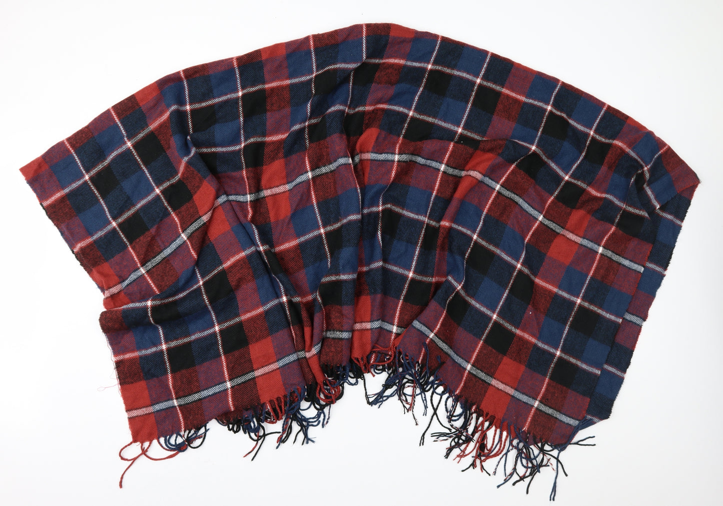 New Look Womens Multicoloured Check  Overcoat Poncho One Size