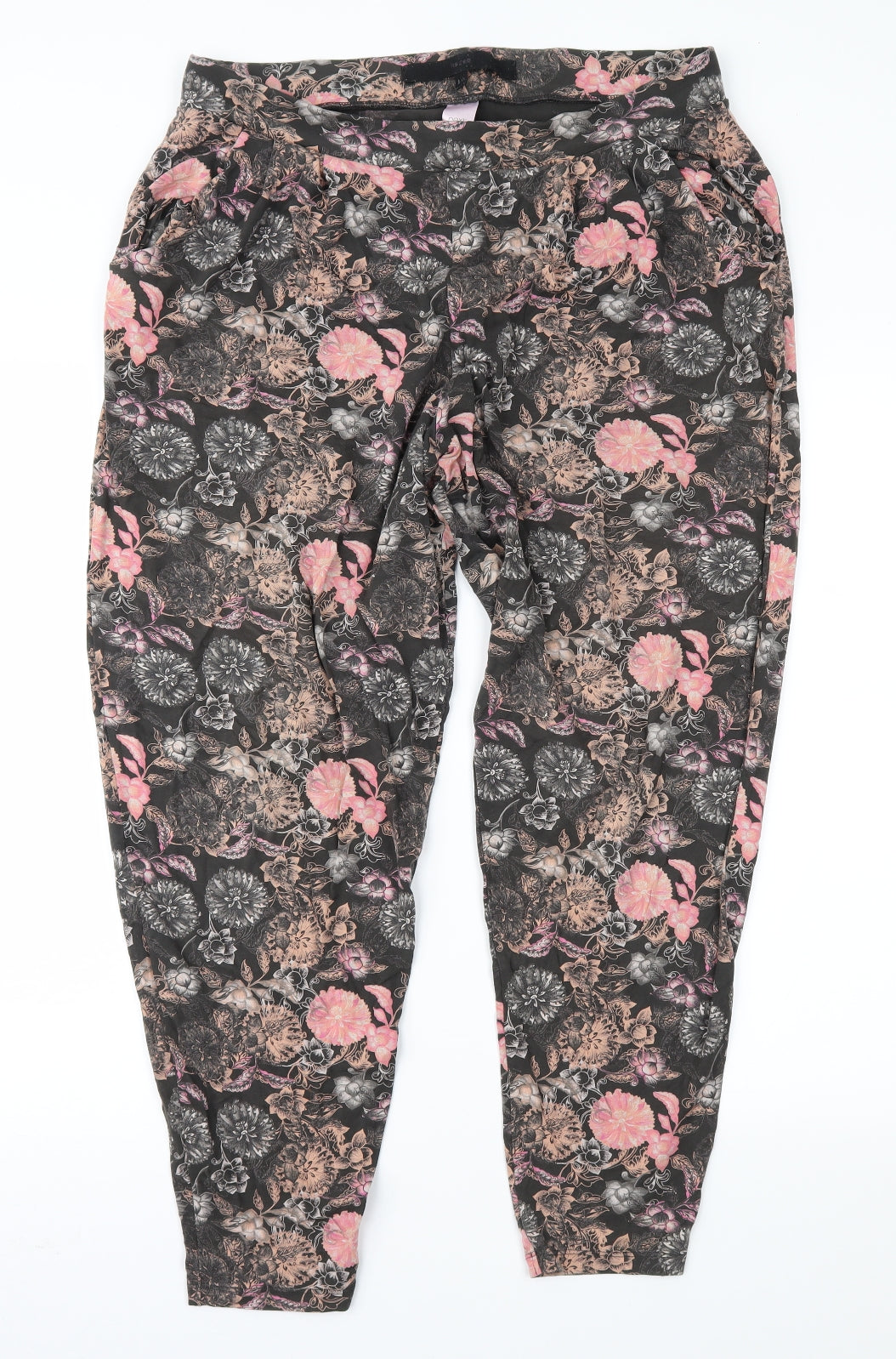 NEXT Womens Multicoloured Flecked  Harem Leggings Size 16 L28 in