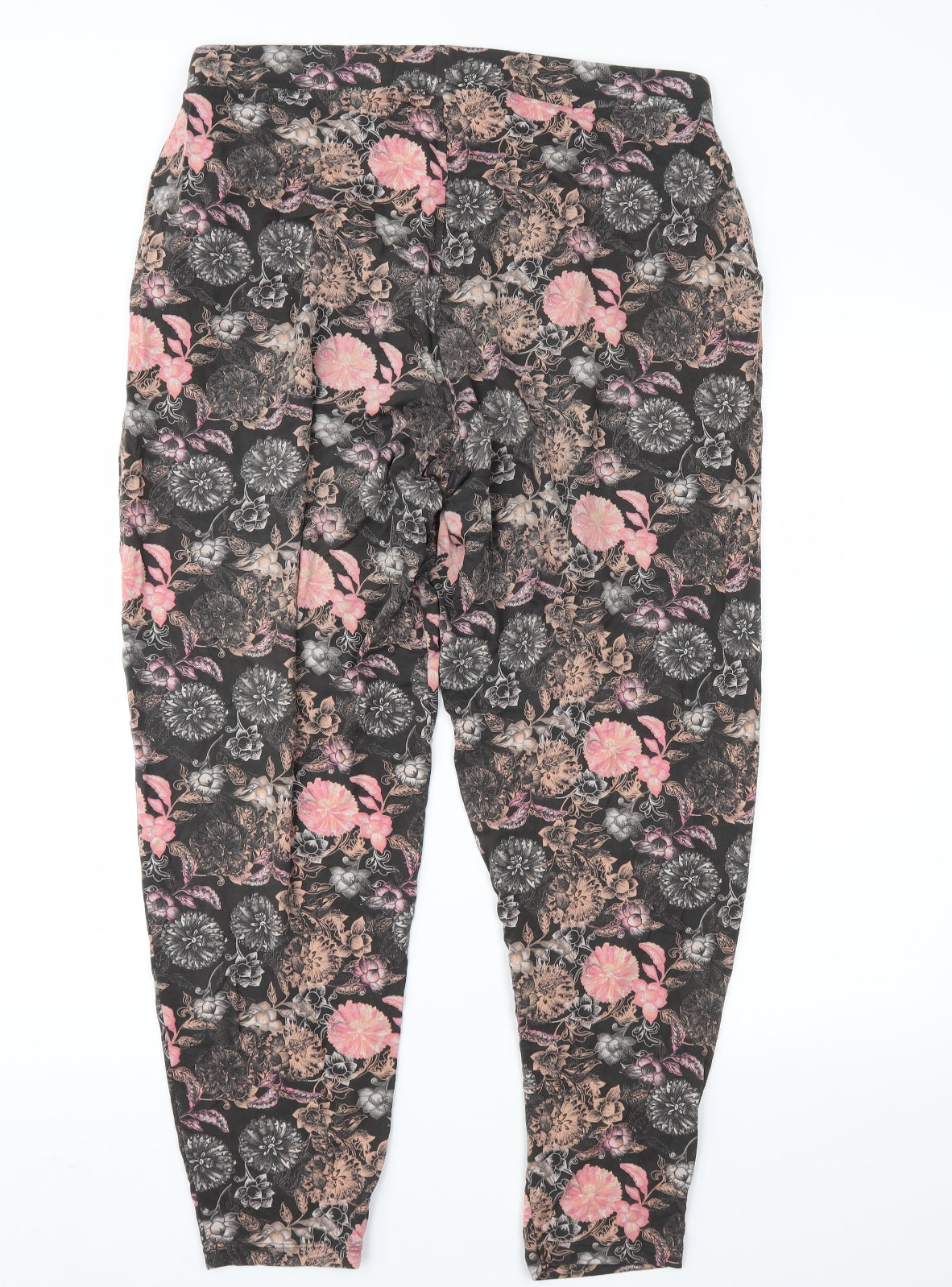 NEXT Womens Multicoloured Flecked  Harem Leggings Size 16 L28 in