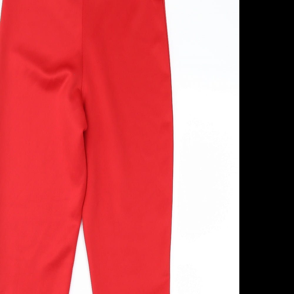 Lasula Womens Red   Trousers  Size 10 L27 in