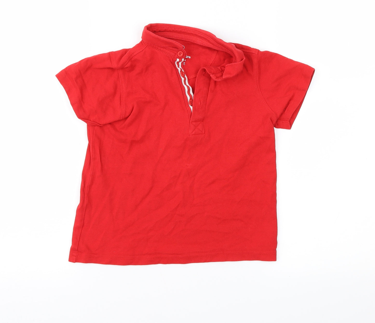 Mothercare Boys Red   Basic Polo Size 4-5 Years