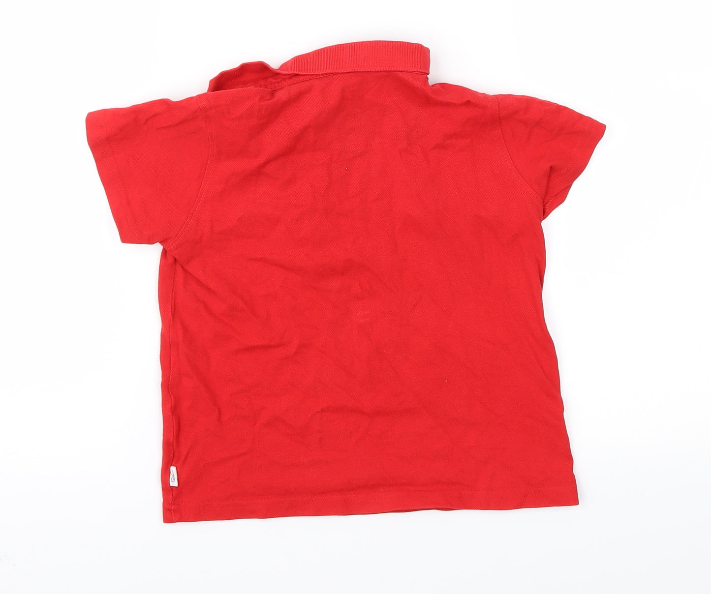 Mothercare Boys Red   Basic Polo Size 4-5 Years