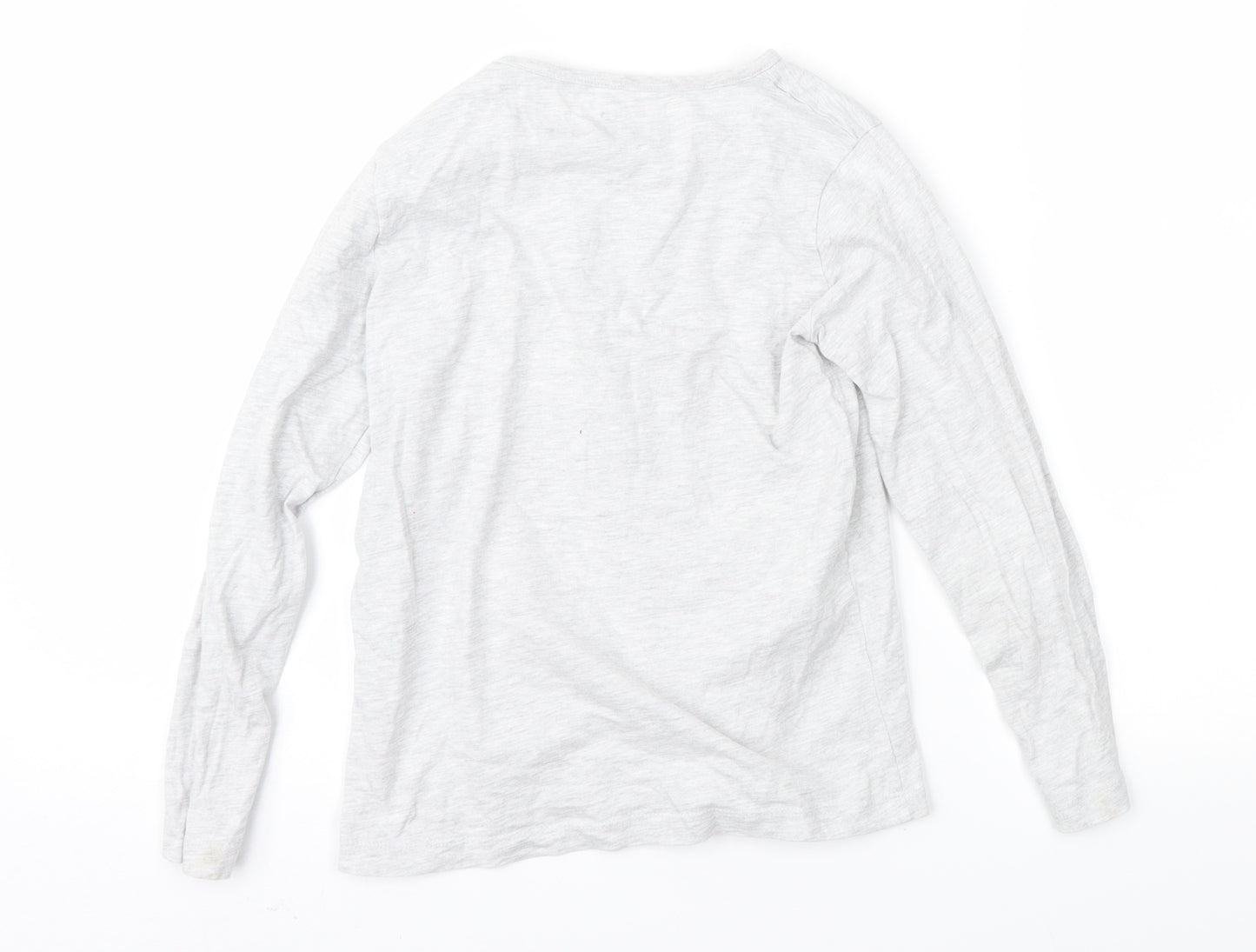 Primark Girls Grey   Basic T-Shirt Size 7-8 Years