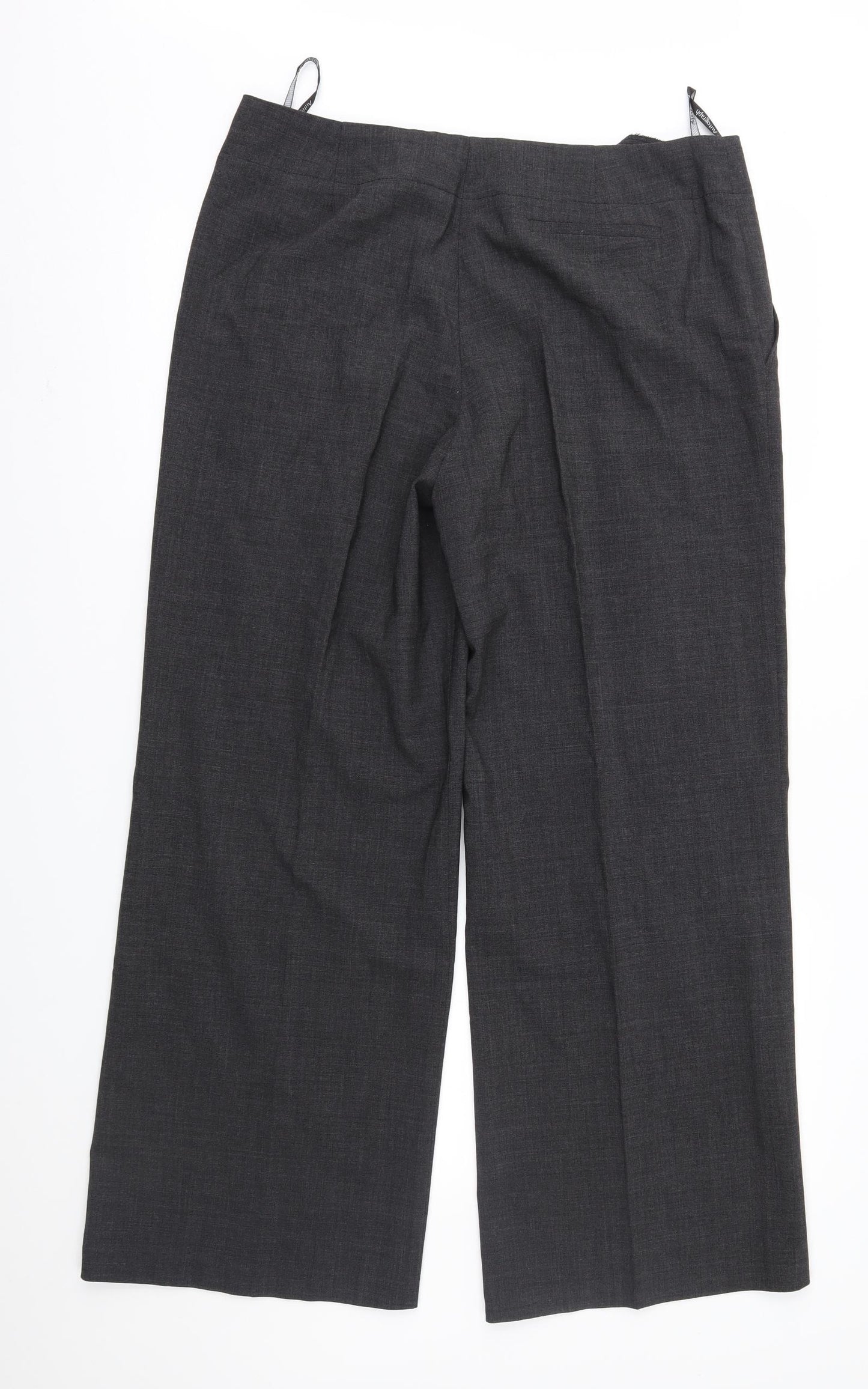 Marks and Spencer Womens Grey   Trousers  Size 14 L28 in