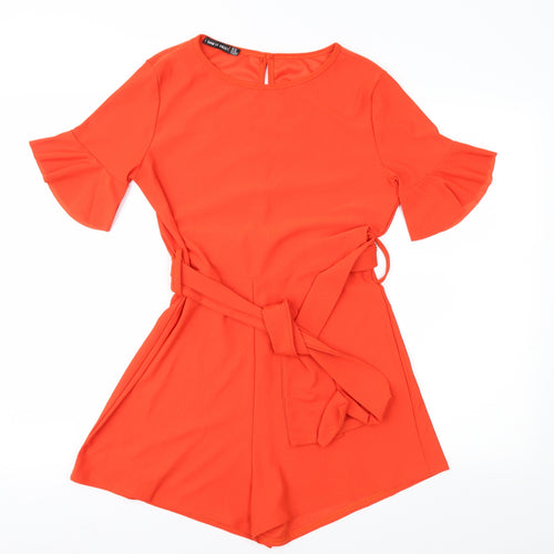 I SAW IT FIRST Womens Red   Playsuit One-Piece Size 14
