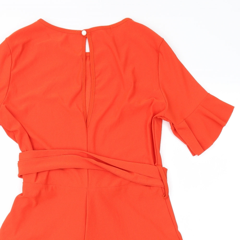 I SAW IT FIRST Womens Red   Playsuit One-Piece Size 14