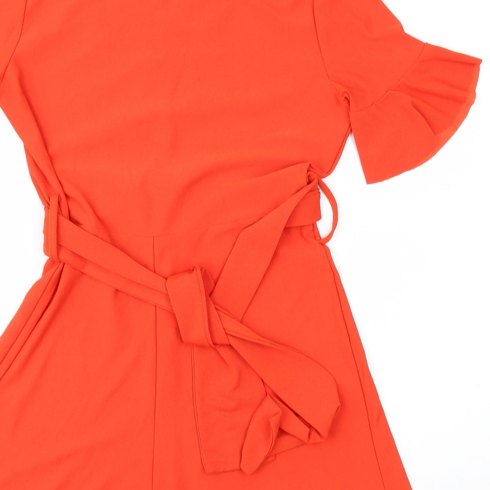 I SAW IT FIRST Womens Red   Playsuit One-Piece Size 14
