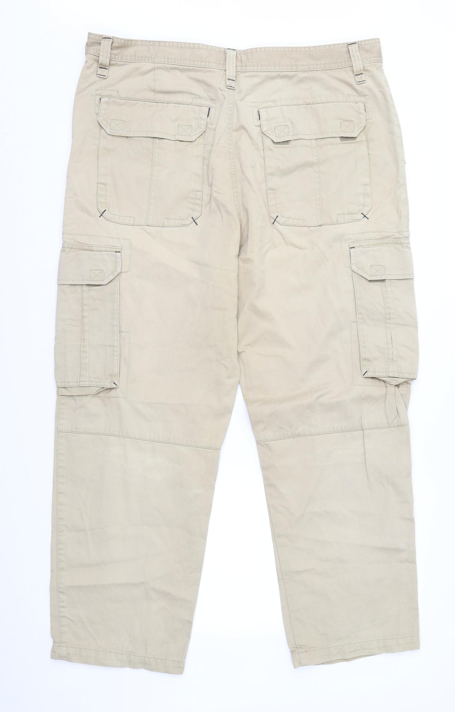 Armando Mens Brown   Cargo Trousers Size 38 in L29 in