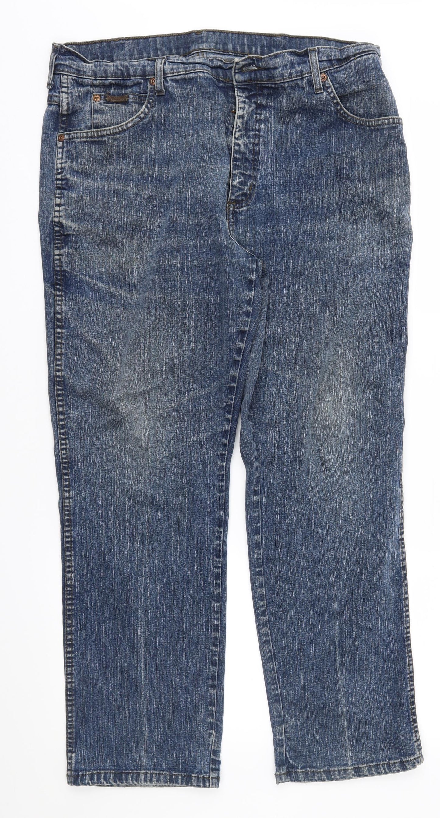Wrangler Mens Blue   Straight Jeans Size 38 in L30 in