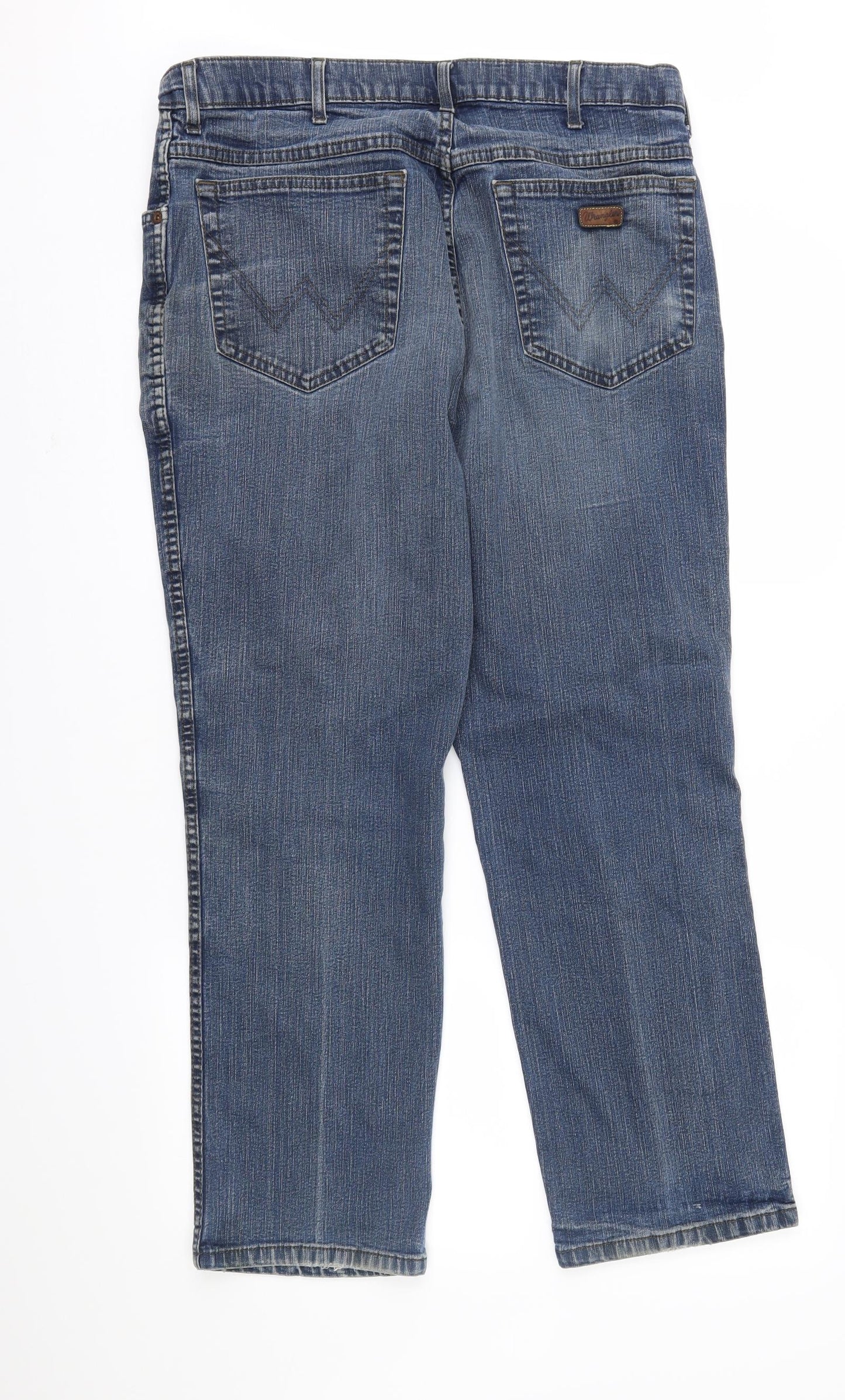 Wrangler Mens Blue   Straight Jeans Size 38 in L30 in