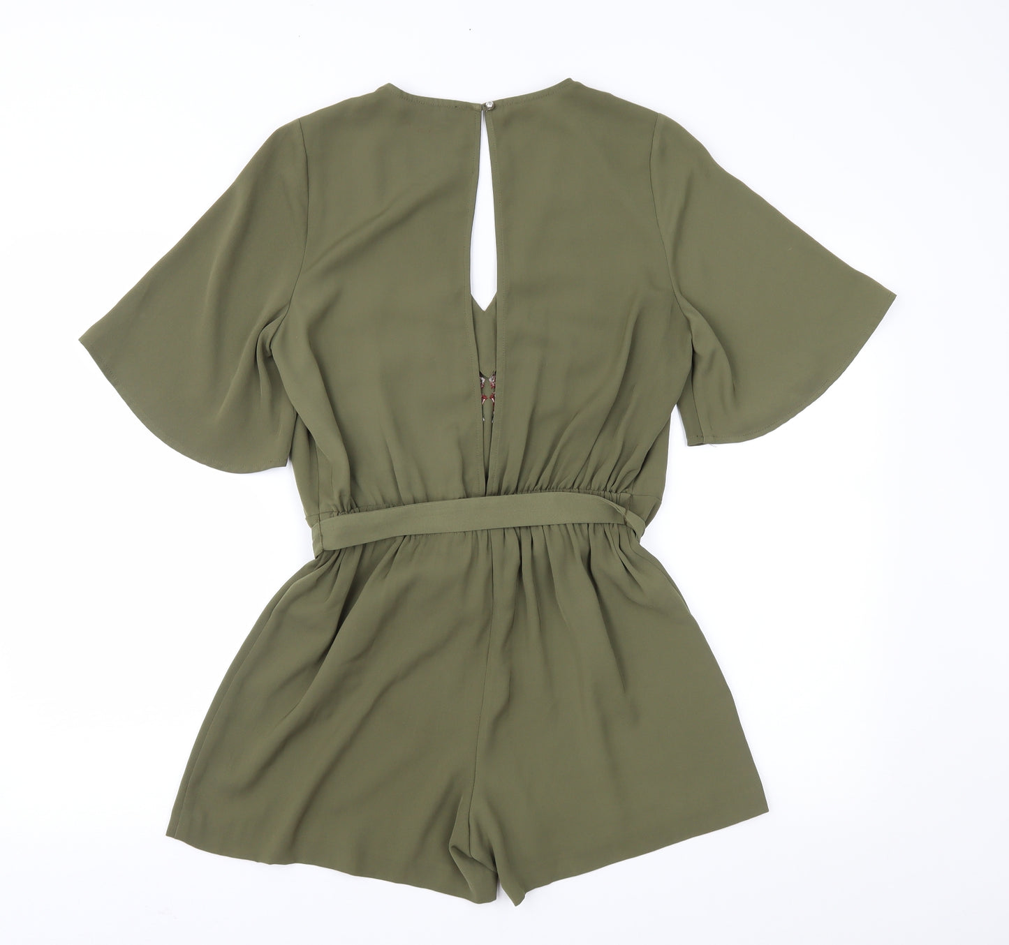 River Island Womens Green   Playsuit One-Piece Size 8