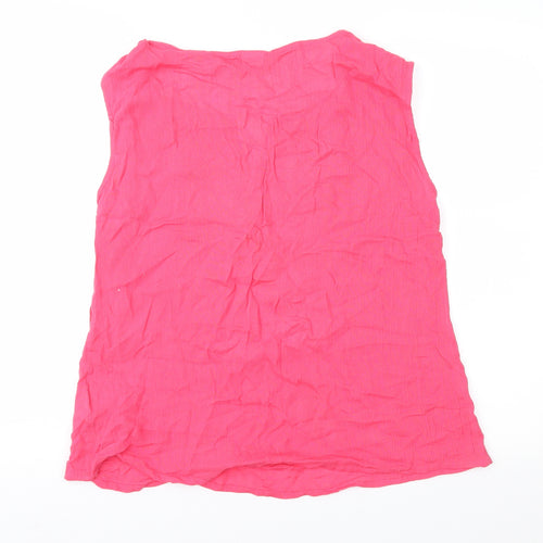 Stock Shop Womens Pink   Basic Blouse Size S