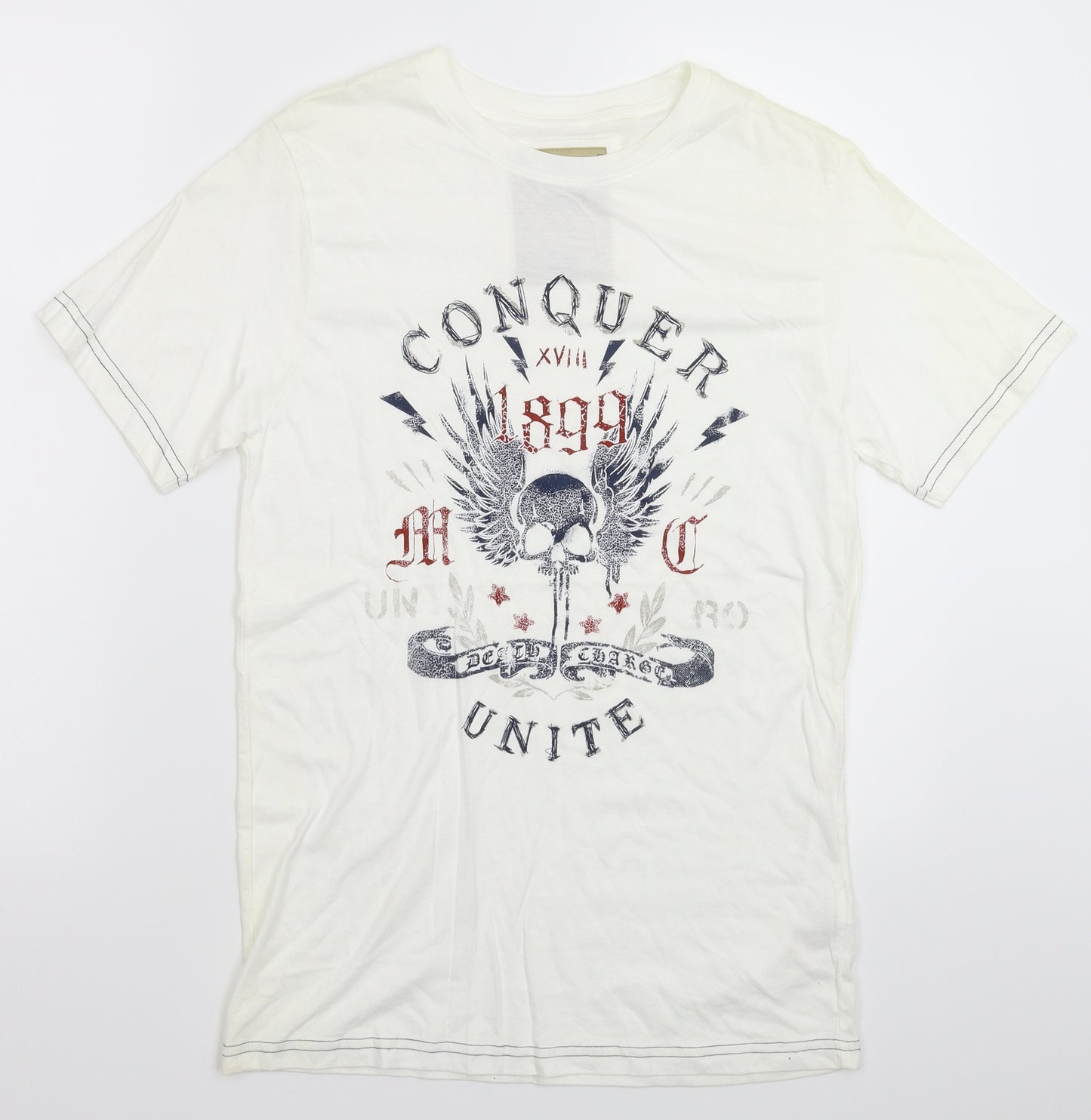 NEXT Womens White   Basic T-Shirt Size S