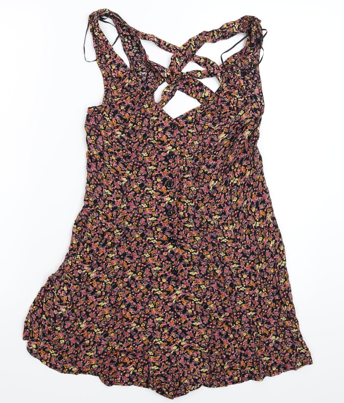 Kiss the Sky Womens Multicoloured Floral  Jumpsuit One-Piece Size M
