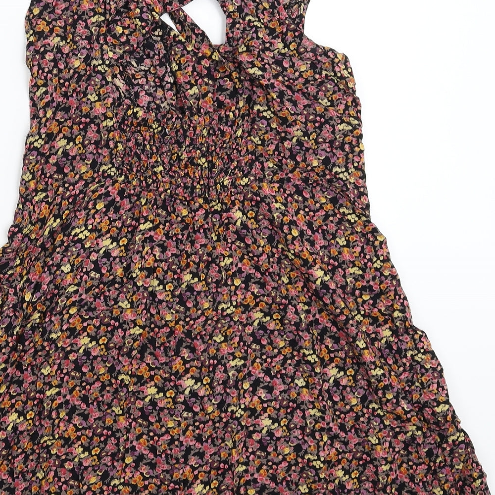 Kiss the Sky Womens Multicoloured Floral  Jumpsuit One-Piece Size M