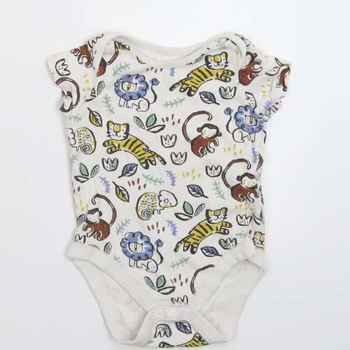F&F Baby White   Babygrow One-Piece Size 6-9 Months