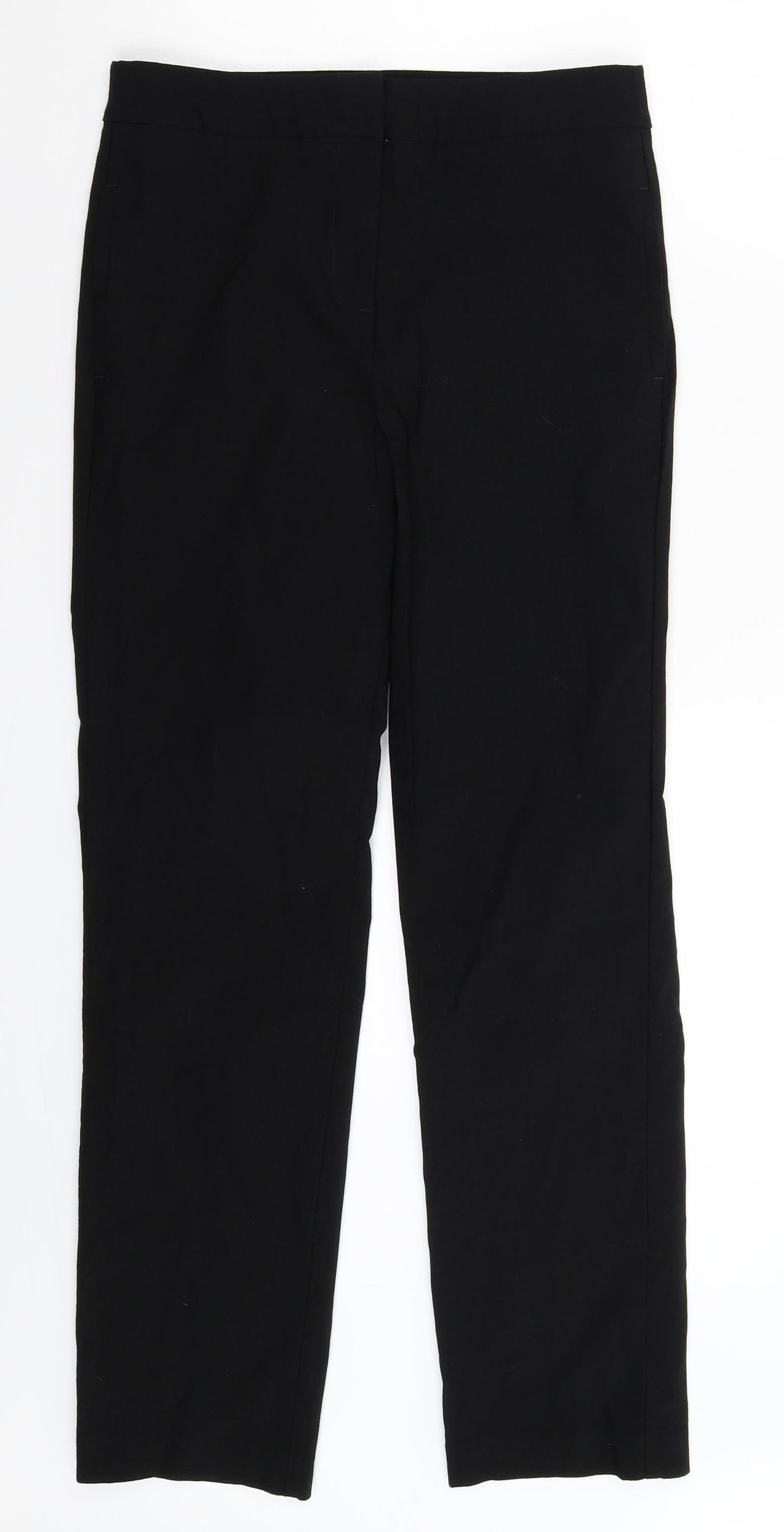Papaya Womens Black   Trousers  Size 8 L28 in