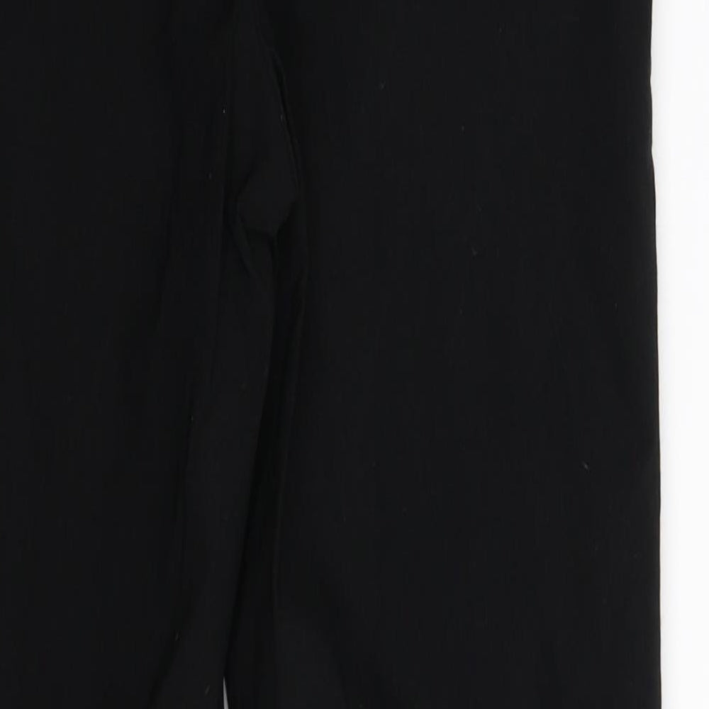 Papaya Womens Black   Trousers  Size 8 L28 in