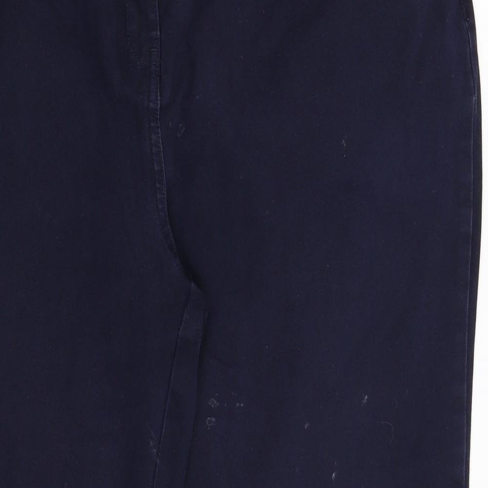 Maine Womens Blue   Chino Trousers Size 16 L28 in