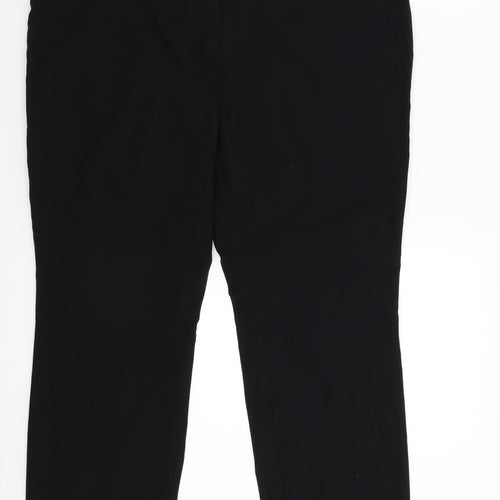 Papaya Womens Black   Trousers  Size 16 L30 in