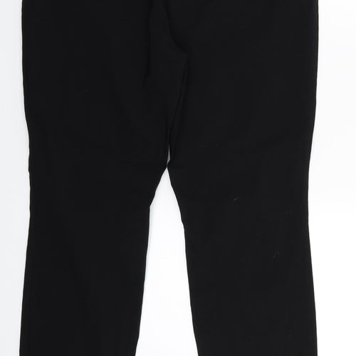 Papaya Womens Black   Trousers  Size 16 L30 in