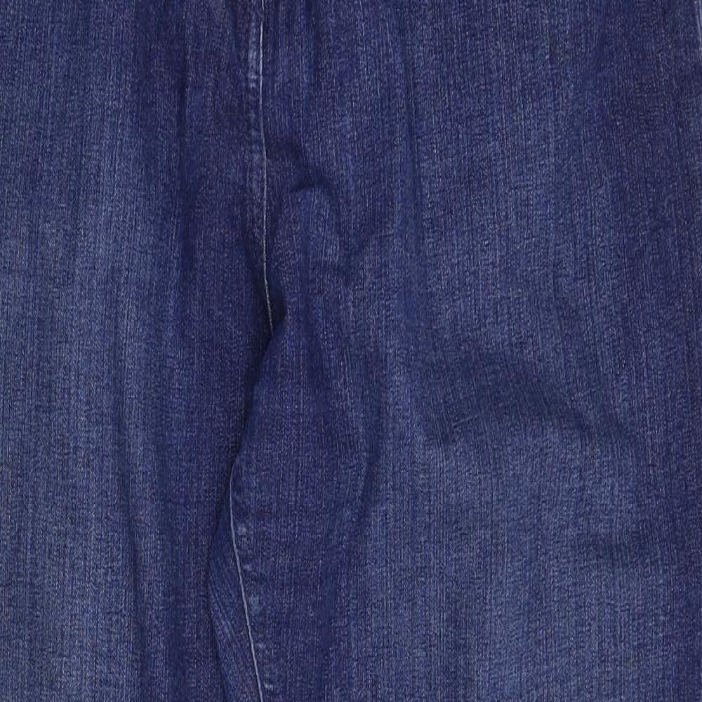 Marks and Spencer Womens Blue  Denim Bootcut Jeans Size 18 L31 in