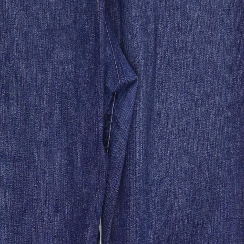 Marks and Spencer Womens Blue  Denim Bootcut Jeans Size 18 L31 in