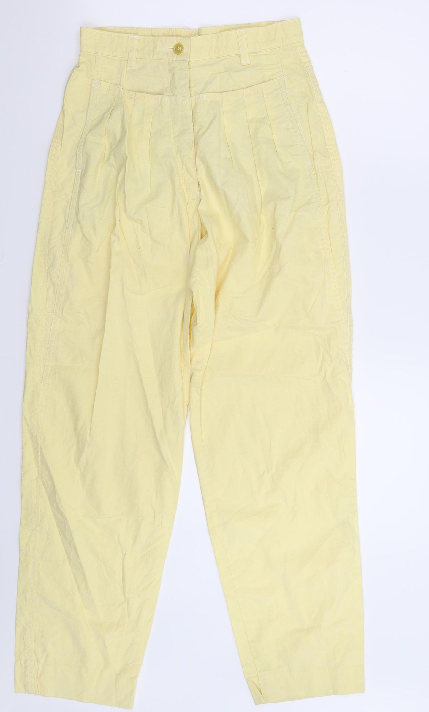 Preworn Womens Yellow   Trousers  Size 25 in L28 in
