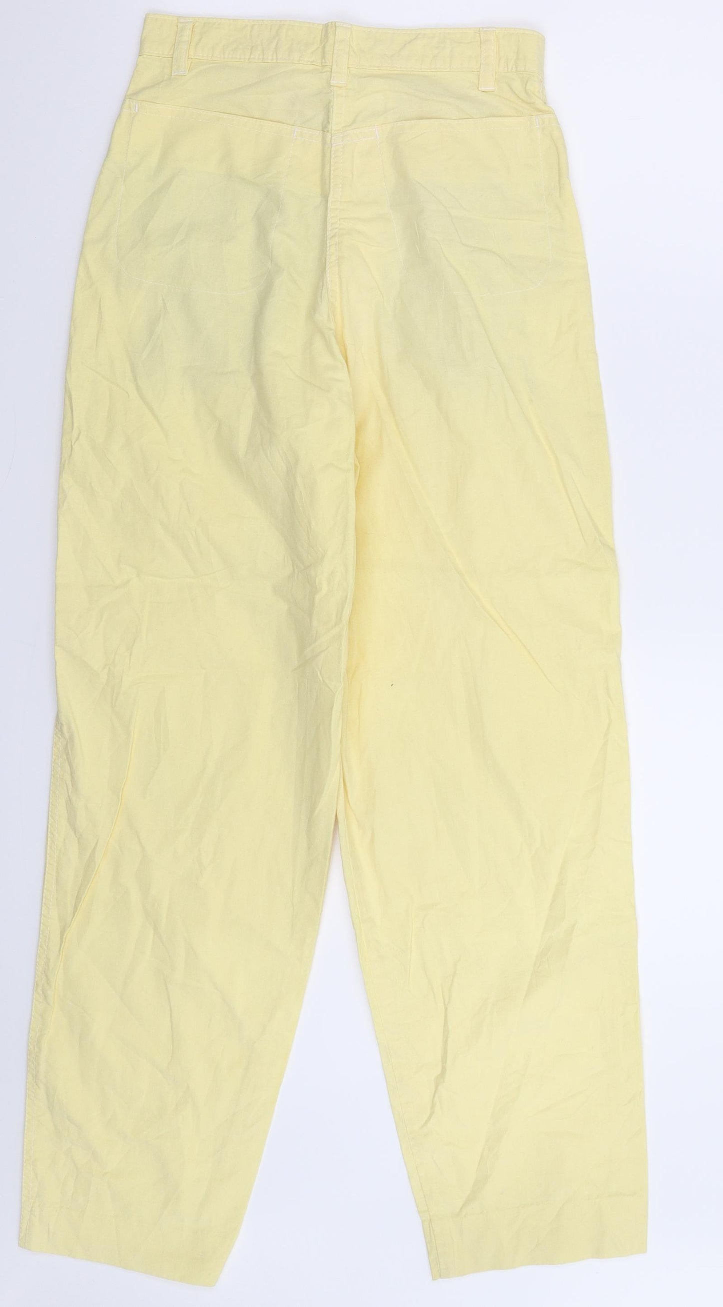 Preworn Womens Yellow   Trousers  Size 25 in L28 in