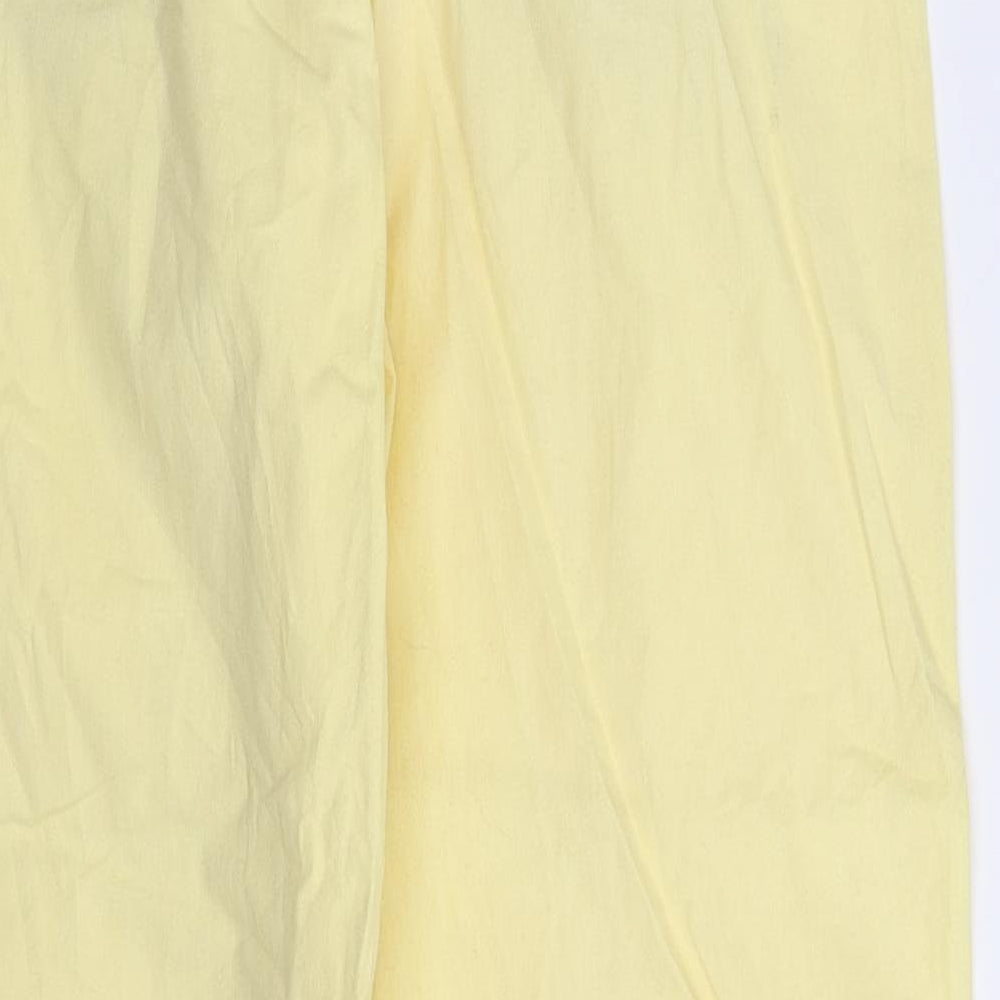 Preworn Womens Yellow   Trousers  Size 25 in L28 in