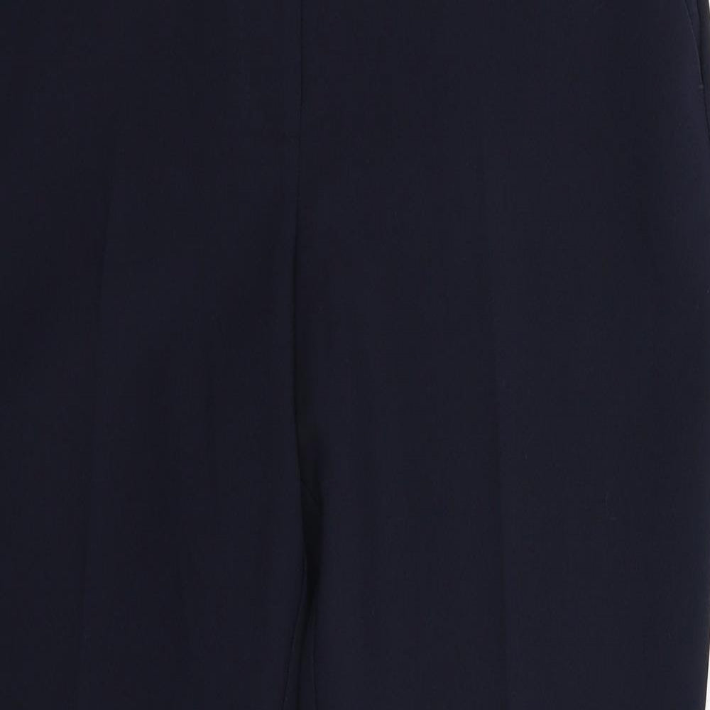 M&Co Womens Blue   Dress Pants Trousers Size 8 L25 in