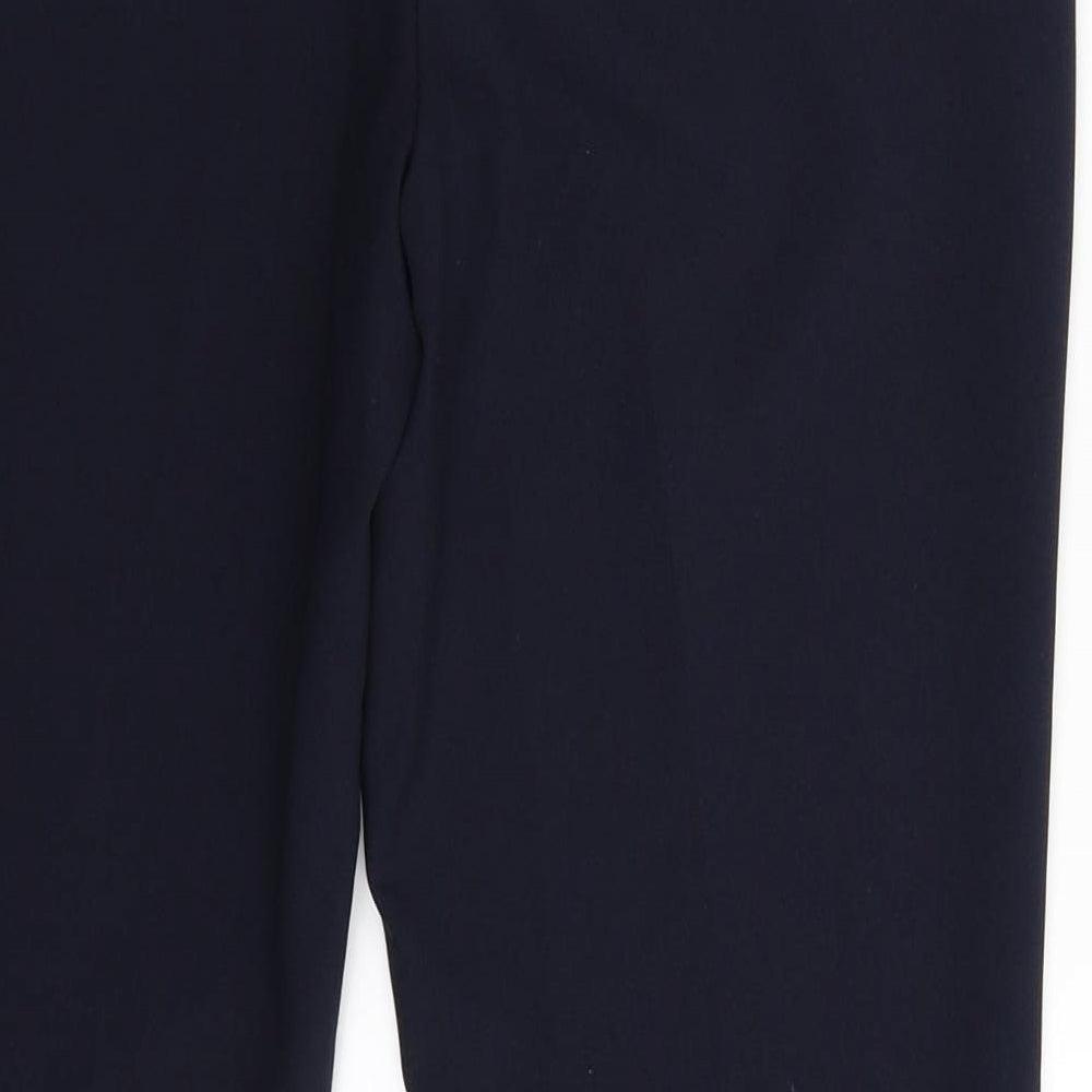 M&Co Womens Blue   Dress Pants Trousers Size 8 L25 in