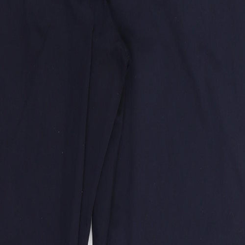 Per Una Womens Blue   Chino Trousers Size 12 L26 in