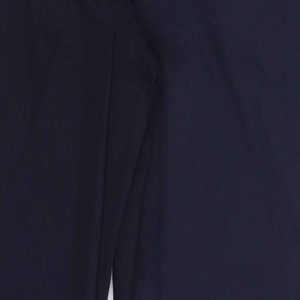 Per Una Womens Blue   Chino Trousers Size 12 L26 in