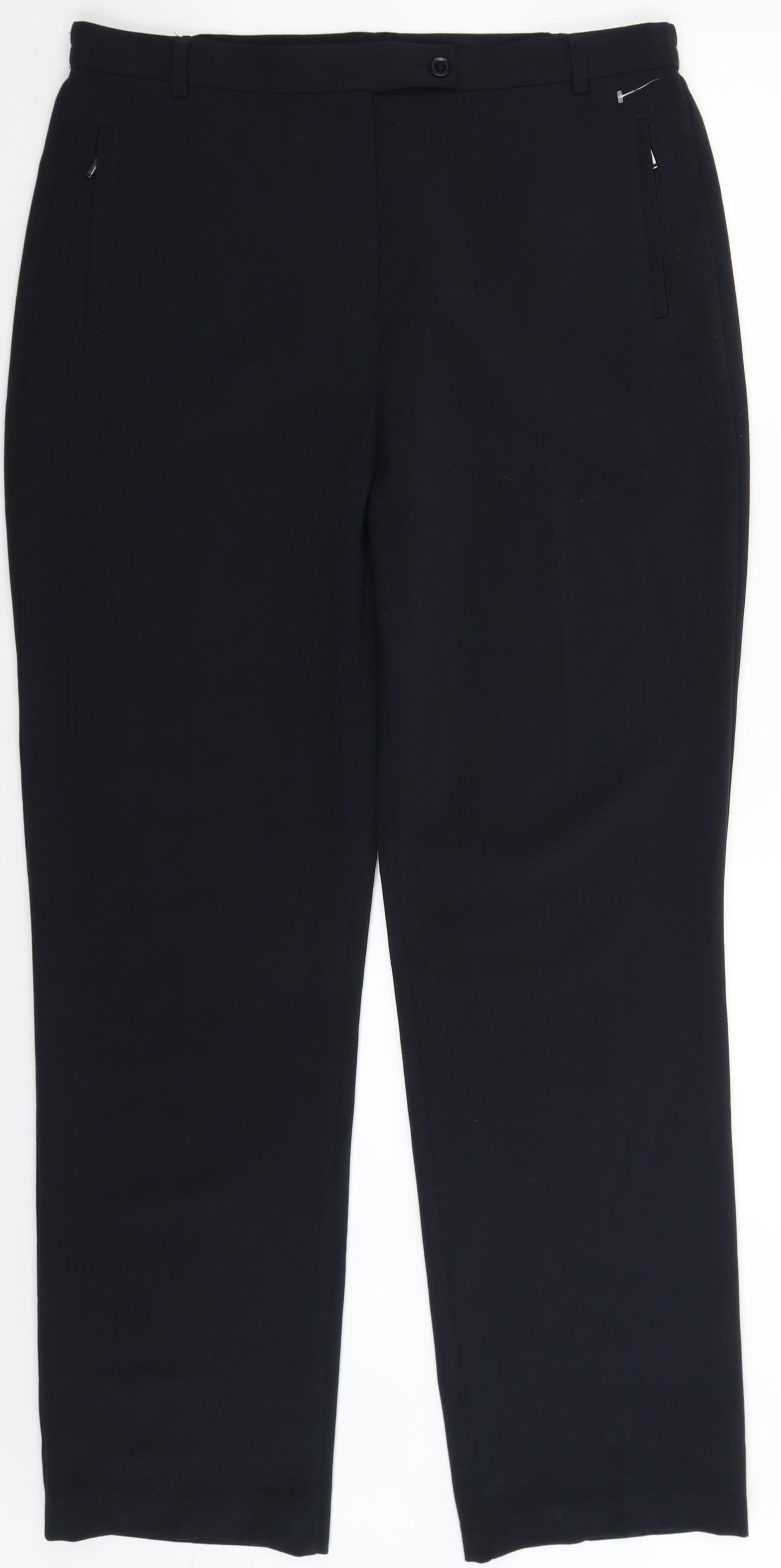 Marks and Spencer Womens Blue   Trousers  Size 14 L32 in