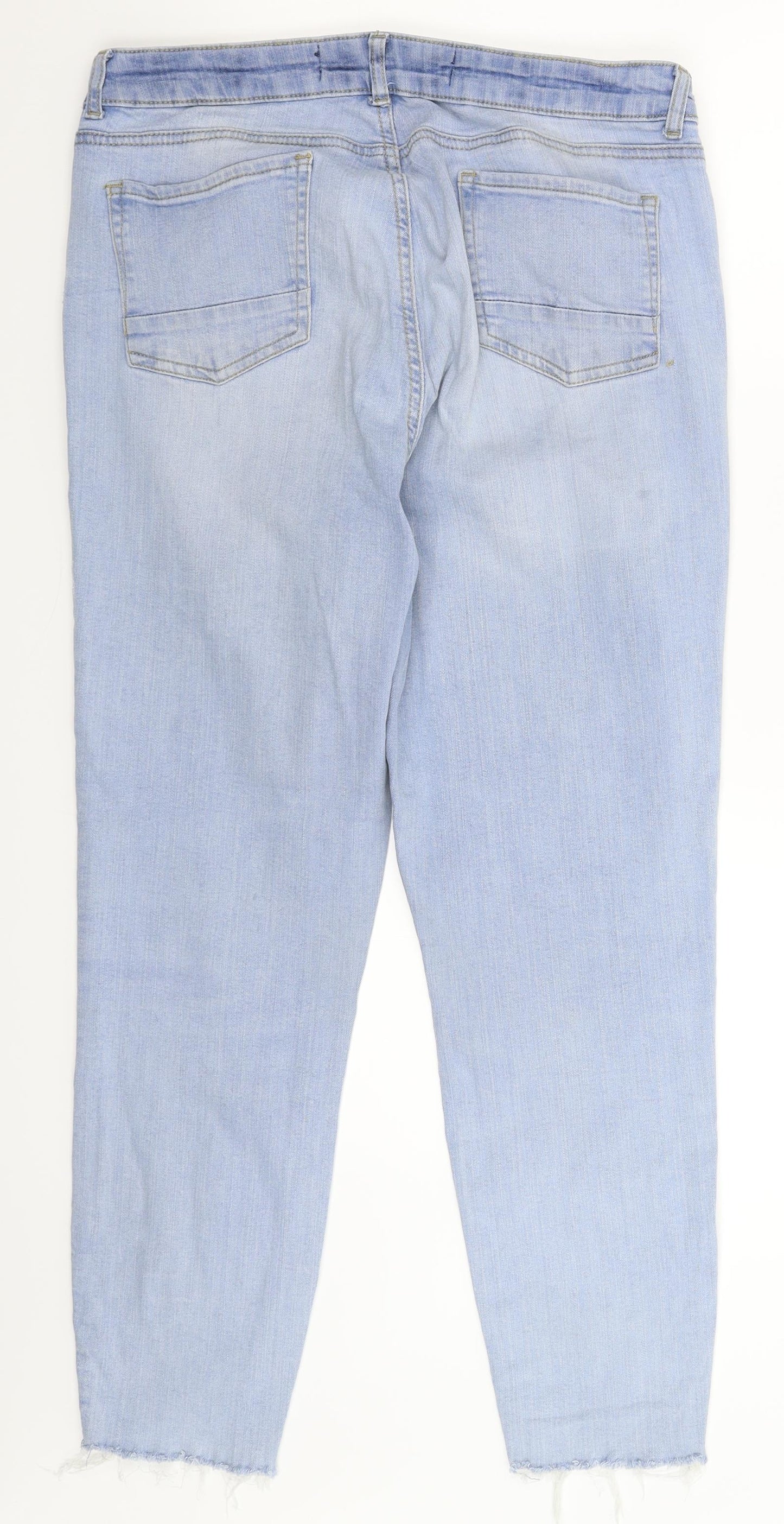 Denim Co Womens Blue  Denim Skinny Jeans Size 16 L27 in