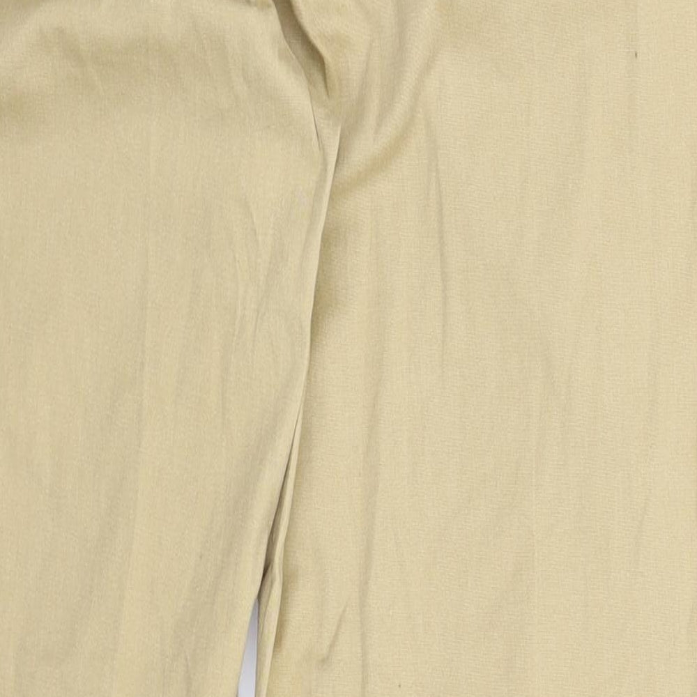 Peacocks Womens Beige   Chino Trousers Size 10 L27 in