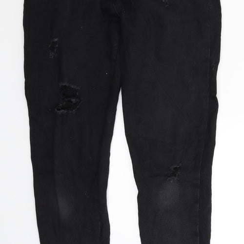 See See Womens Black  Denim Skinny Jeans Size 10 L28 in