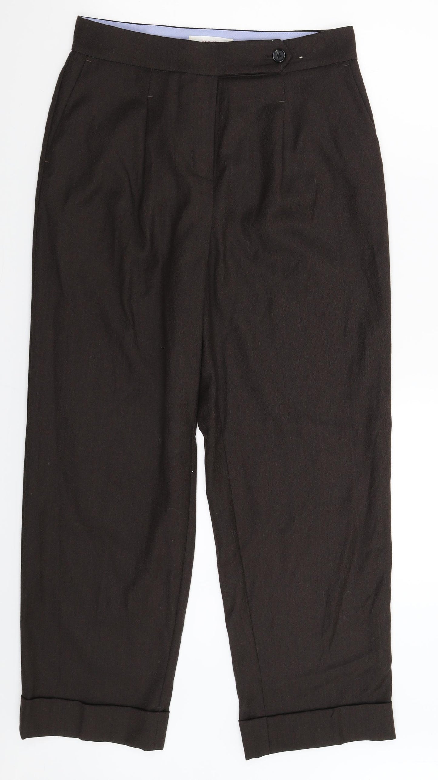 Per Una Womens Grey   Dress Pants Trousers Size 10 L28 in