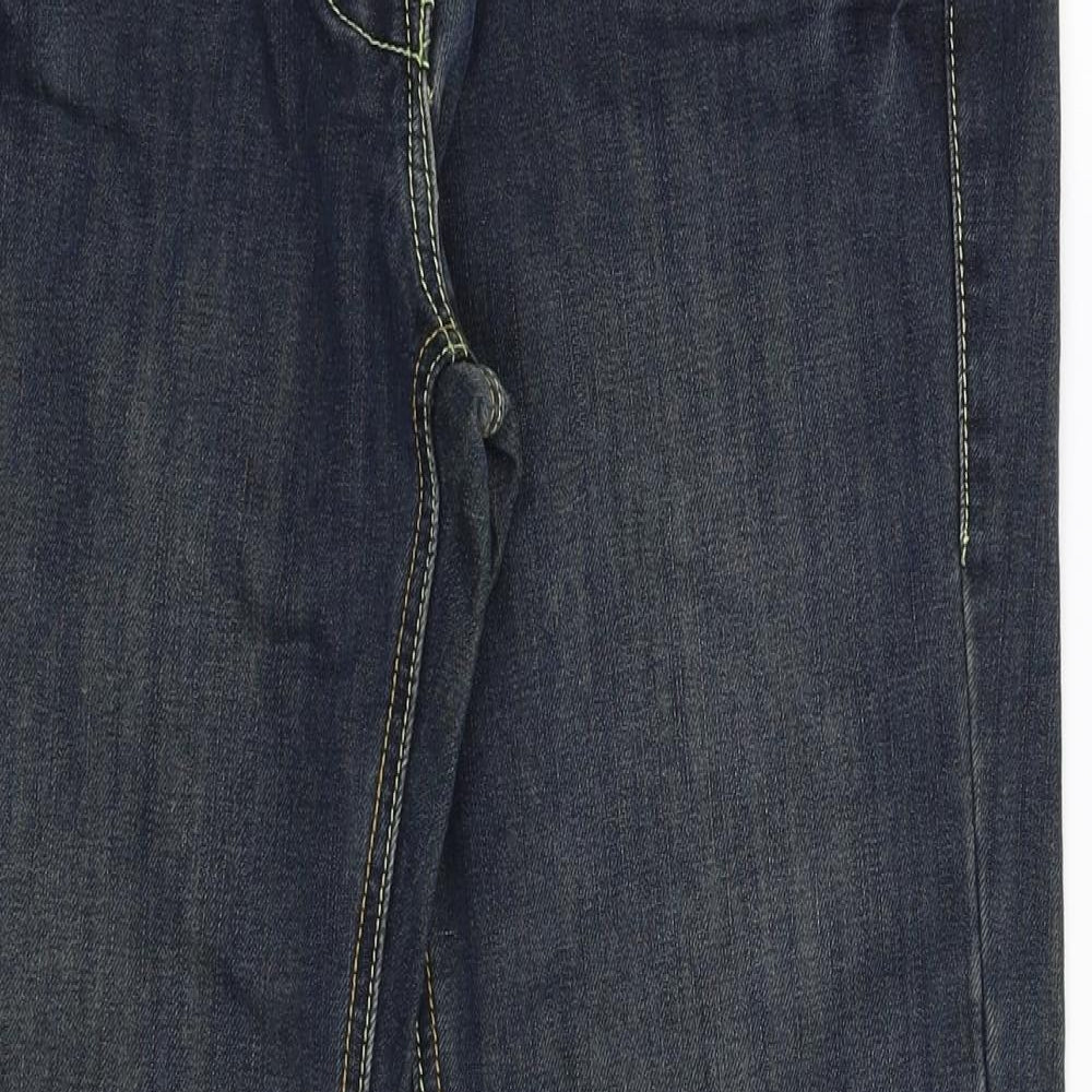 Falmer Womens Blue  Denim Boyfriend Jeans Size 10 L29 in