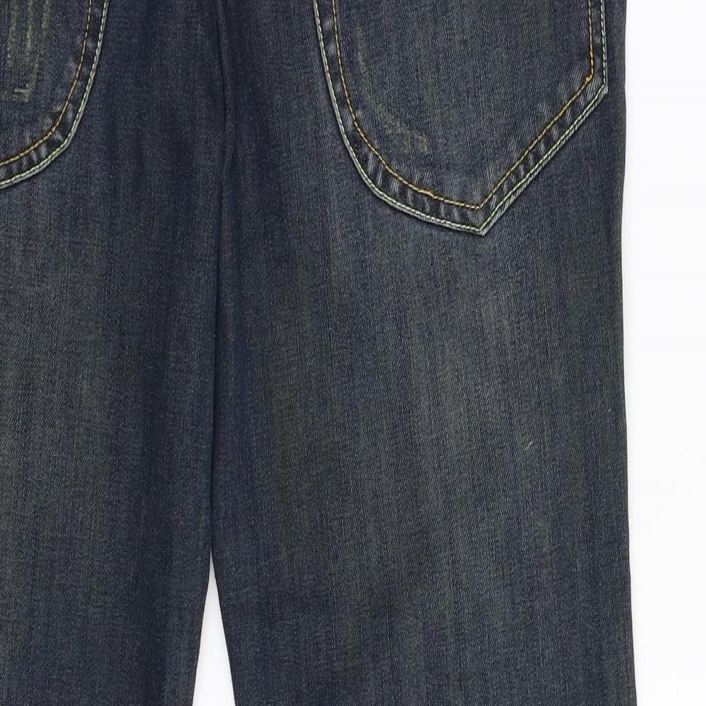 Falmer Womens Blue  Denim Boyfriend Jeans Size 10 L29 in